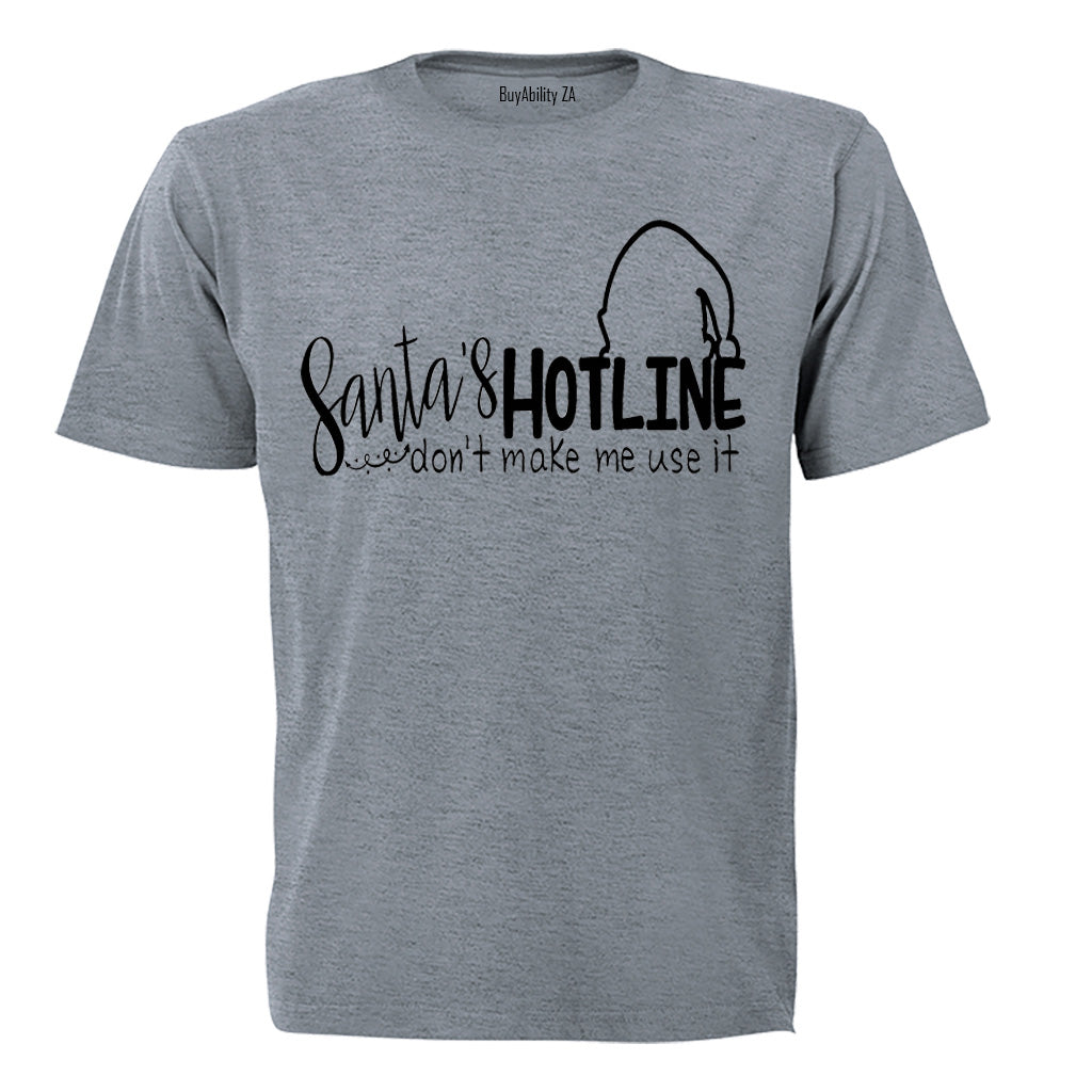 Santa's Hotline - Christmas - Adults - T-Shirt