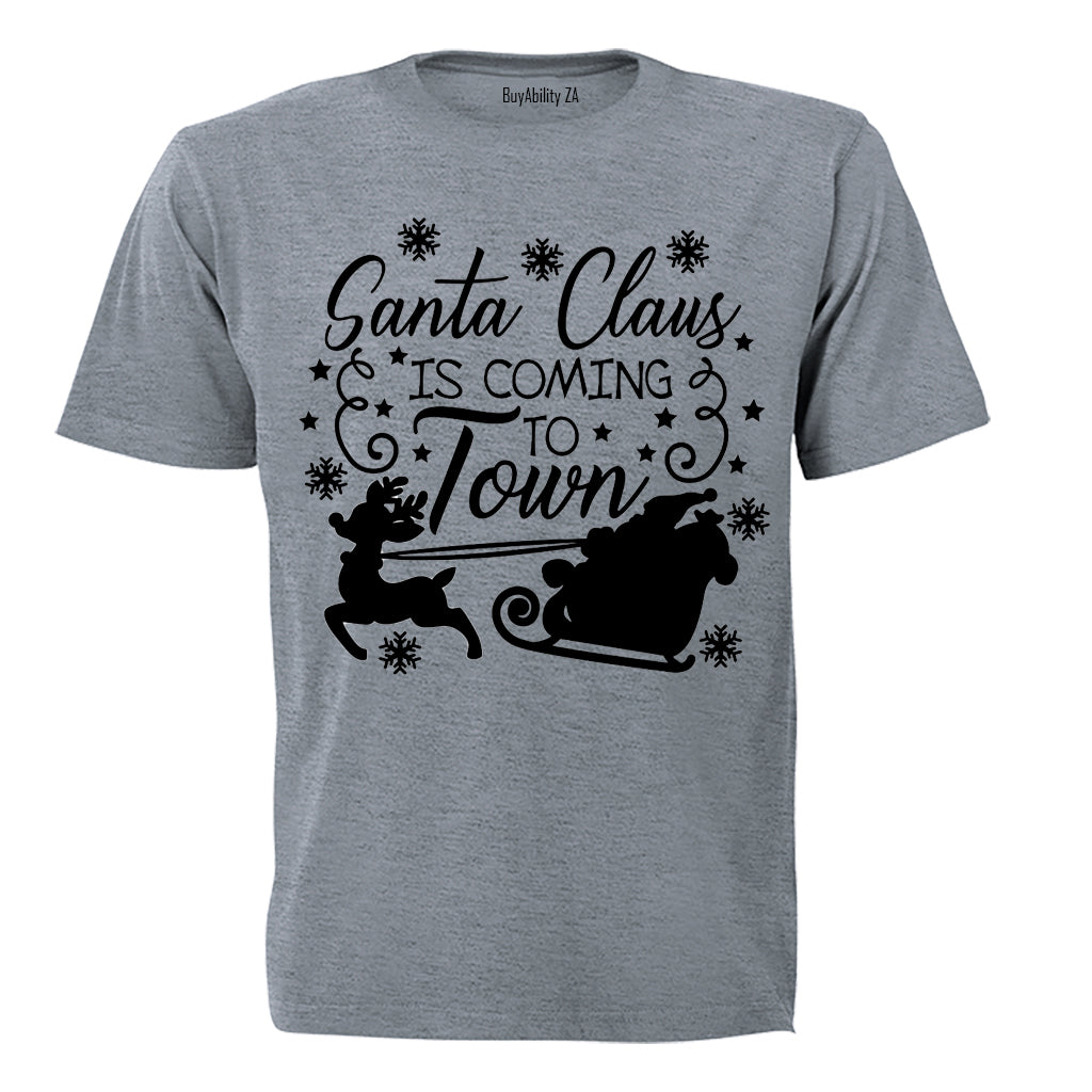 Santa Claus is Coming to Town - Christmas - Kids T-Shirt