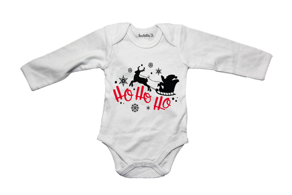 Santa, Ho Ho Ho - Christmas - Baby Grow