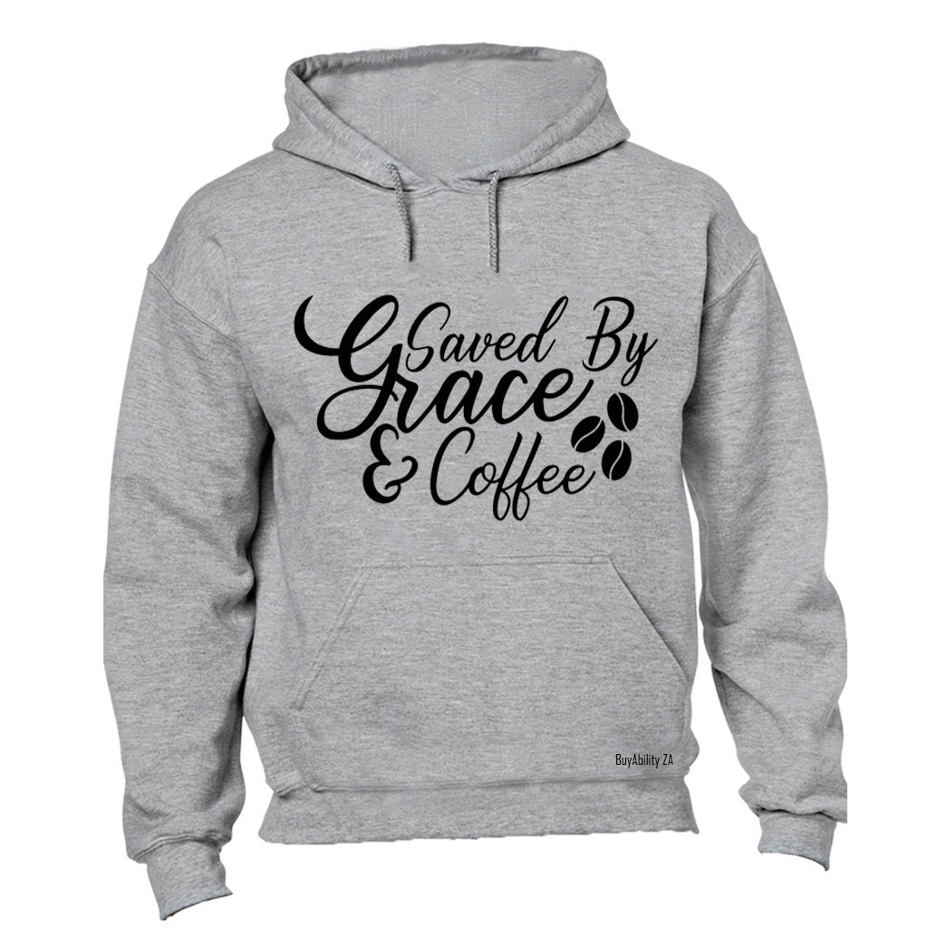 Saved by Grace & Coffee - Hoodie