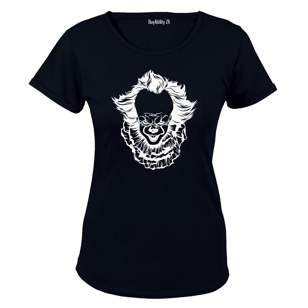 Scary Clown - Halloween - Ladies - T-Shirt