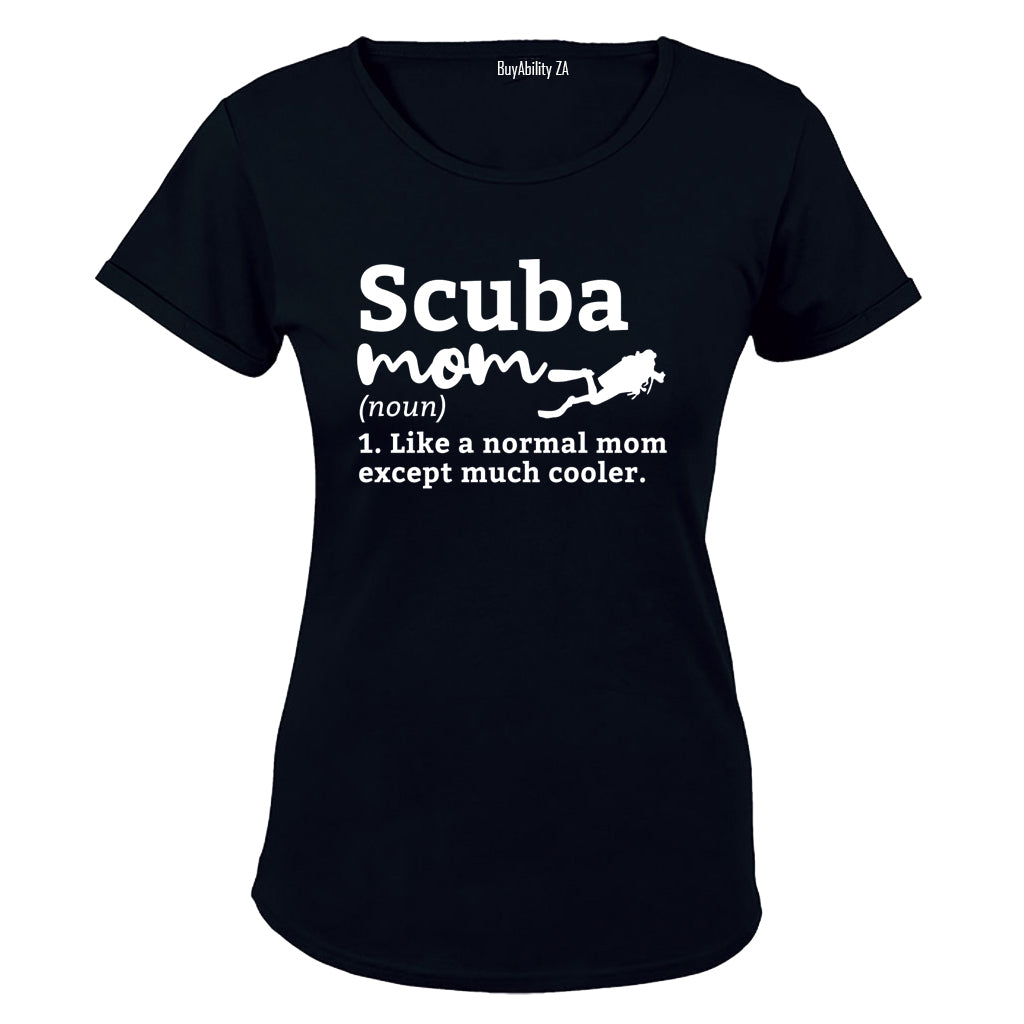 Scuba Mom Definition - Ladies - T-Shirt