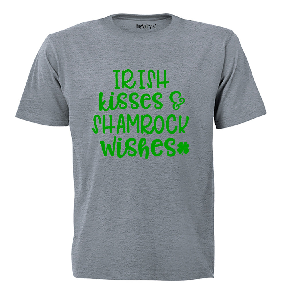 Shamrock Wishes - St. Patricks Day - Adults - T-Shirt