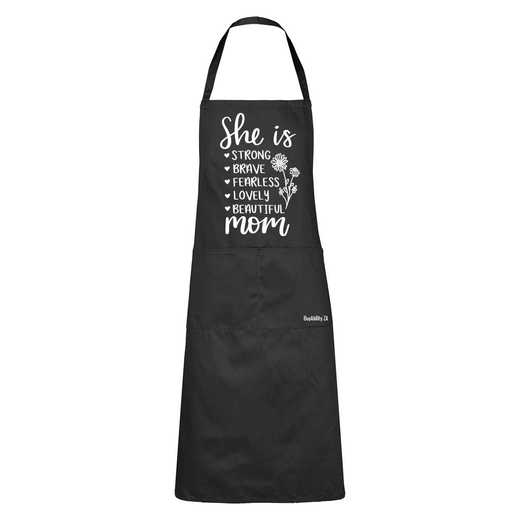She Is MOM - Apron