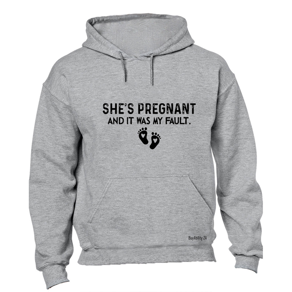 She's Pregnant - Hoodie - BuyAbility South Africa