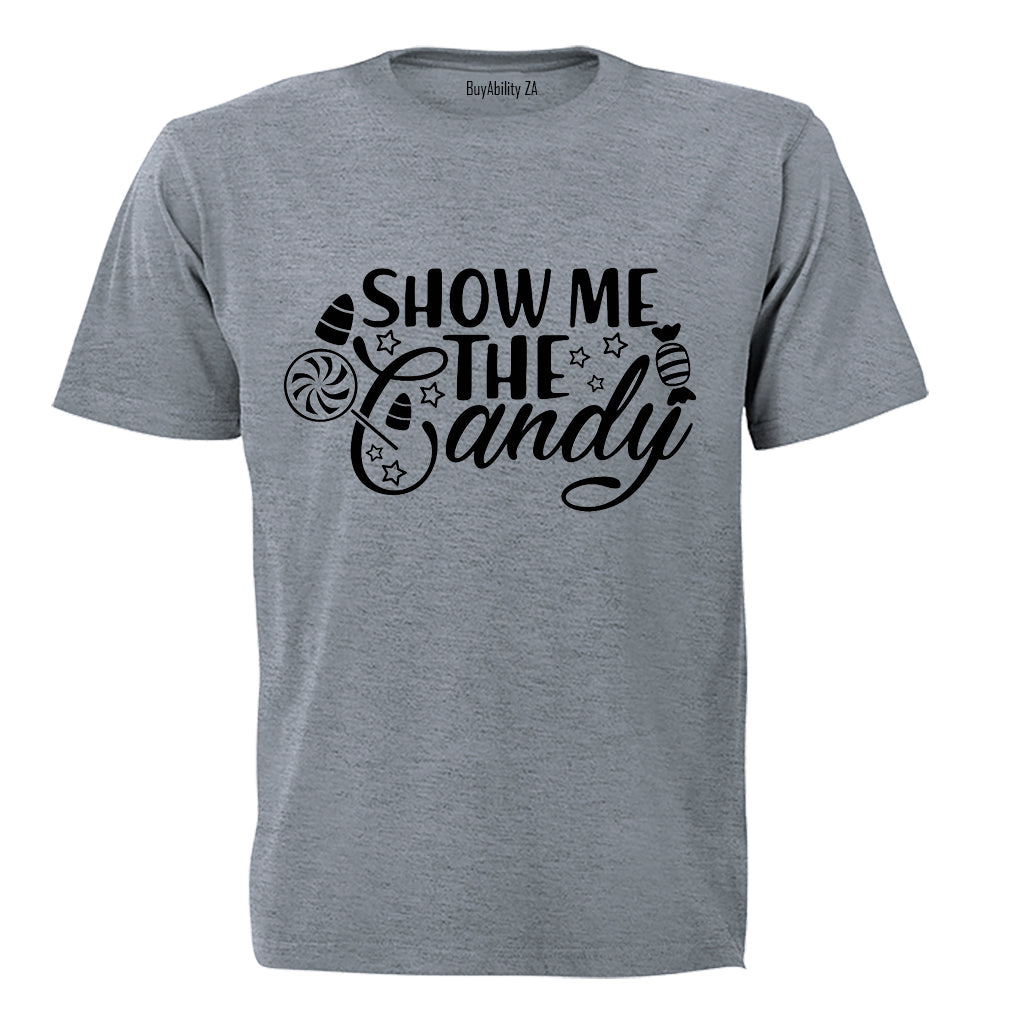 Show Me The Candy - Halloween - Kids T-Shirt - BuyAbility
