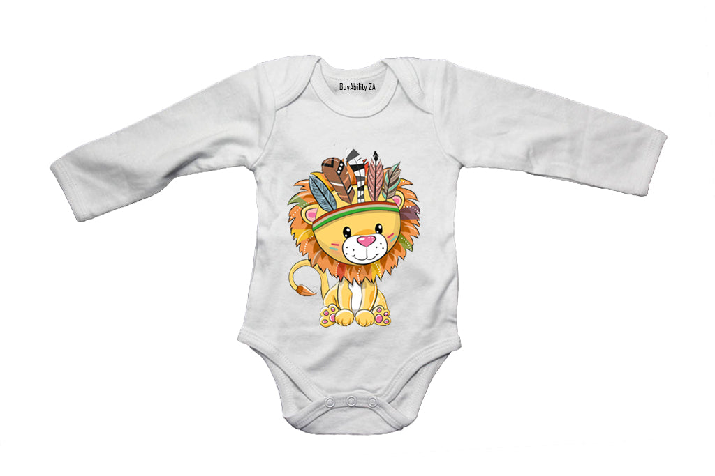 Sitting Lion - Baby Grow