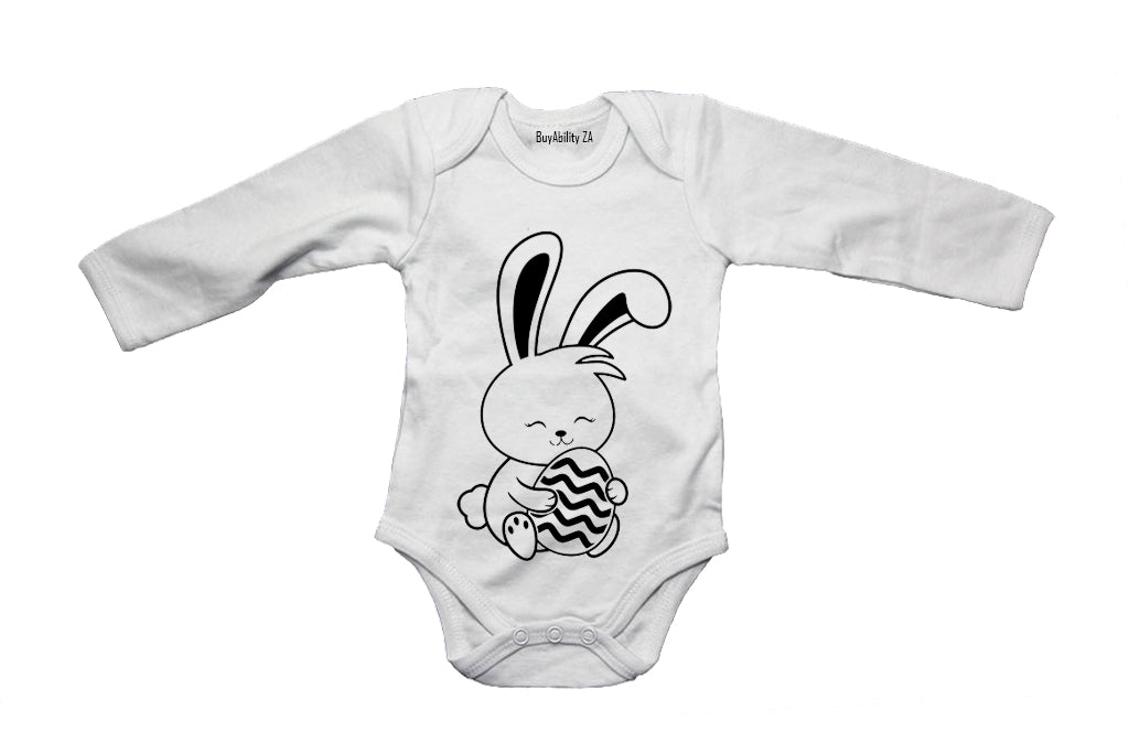 Sitting Easter Bunny - Baby Grow