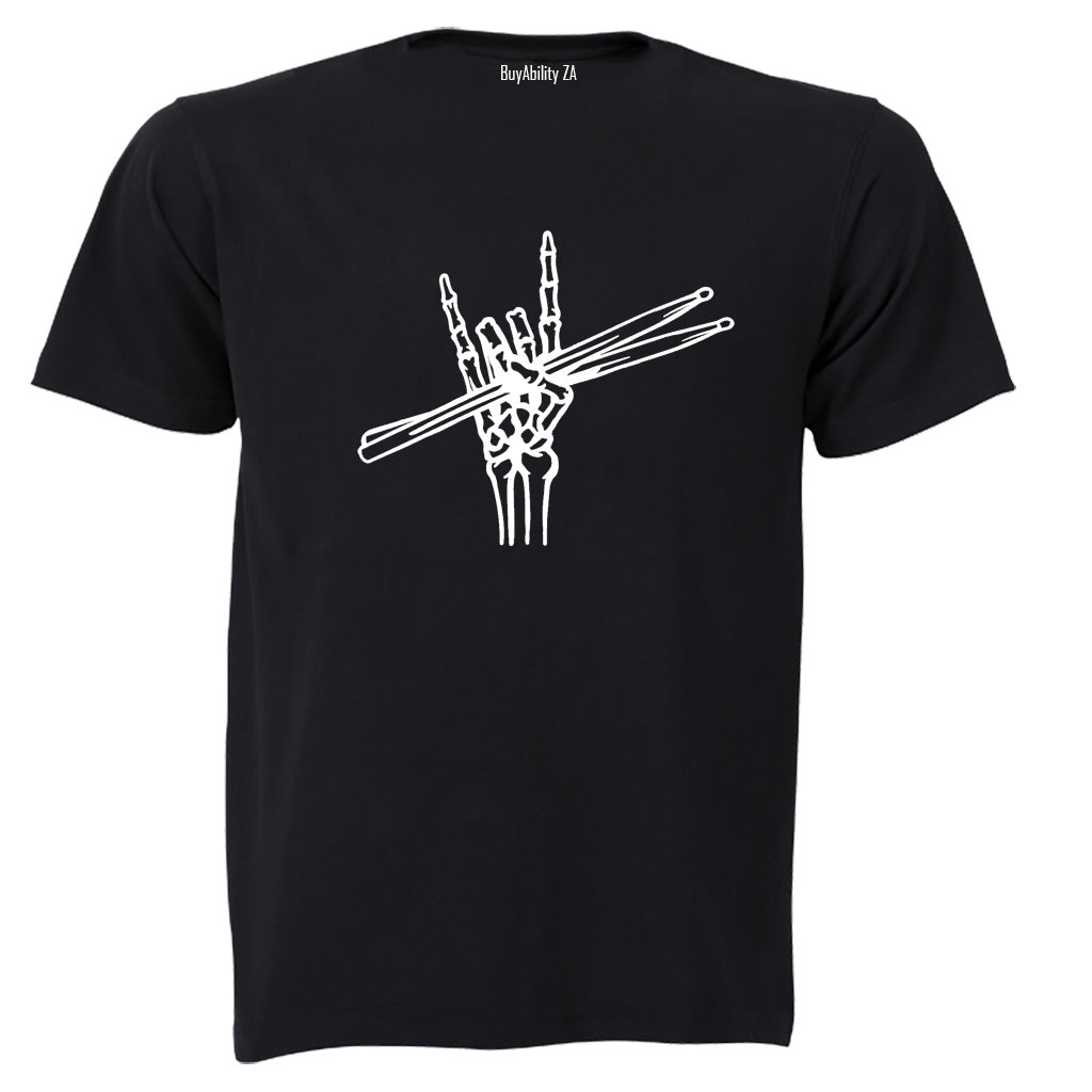 Skeleton Drummer - Adults - T-Shirt