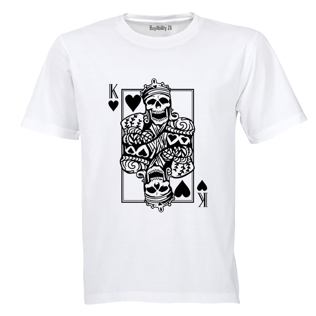 Skeleton King of Hearts - Adults - T-Shirt