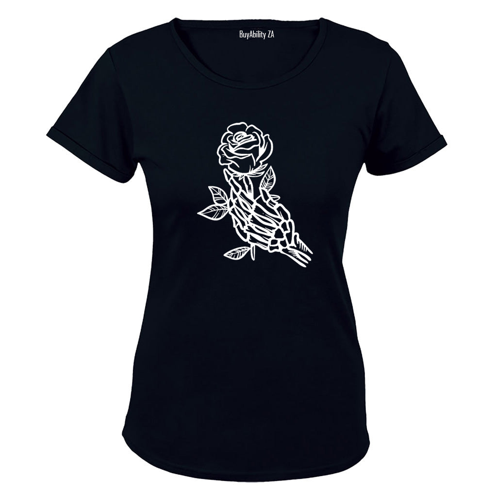 Skeleton Rose - Ladies - T-Shirt