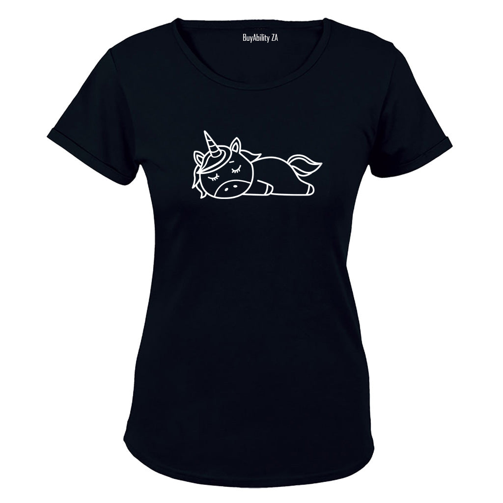 Sleeping Unicorn - Ladies - T-Shirt