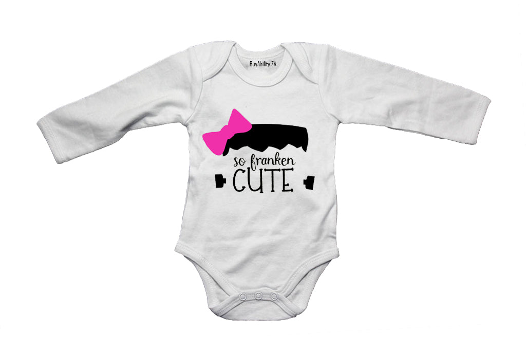 So Franken Cute, Girl - Halloween - Baby Grow