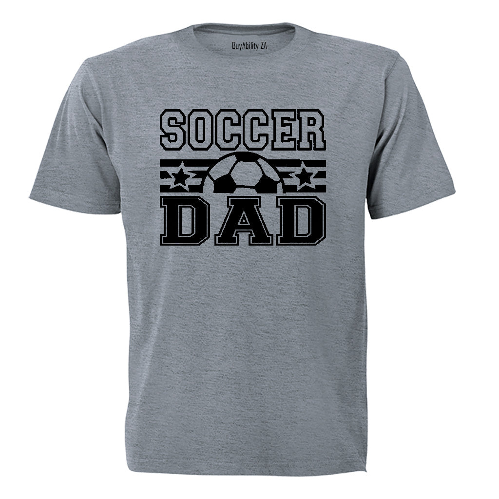 Soccer Dad - Stars - Adults - T-Shirt - BuyAbility South Africa