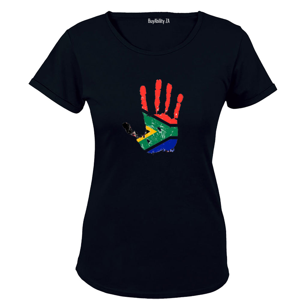South Africa - Hand Print - Ladies - T-Shirt