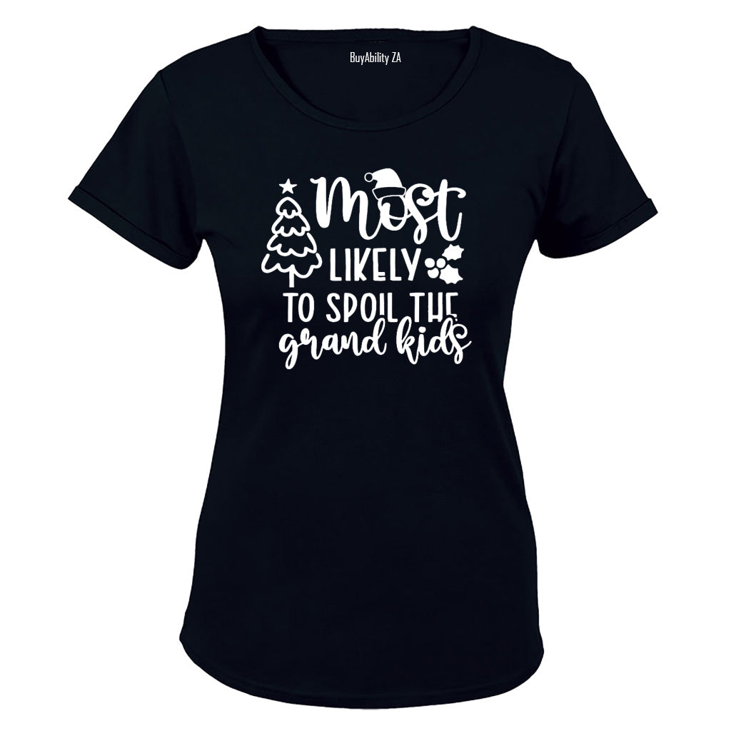 Spoil The Grand kids- Christmas - Ladies - T-Shirt - BuyAbility South Africa