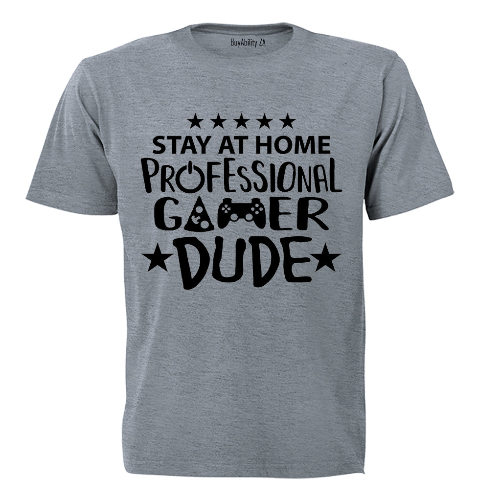 Stay At Home Gamer Dude - Adults - T-Shirt
