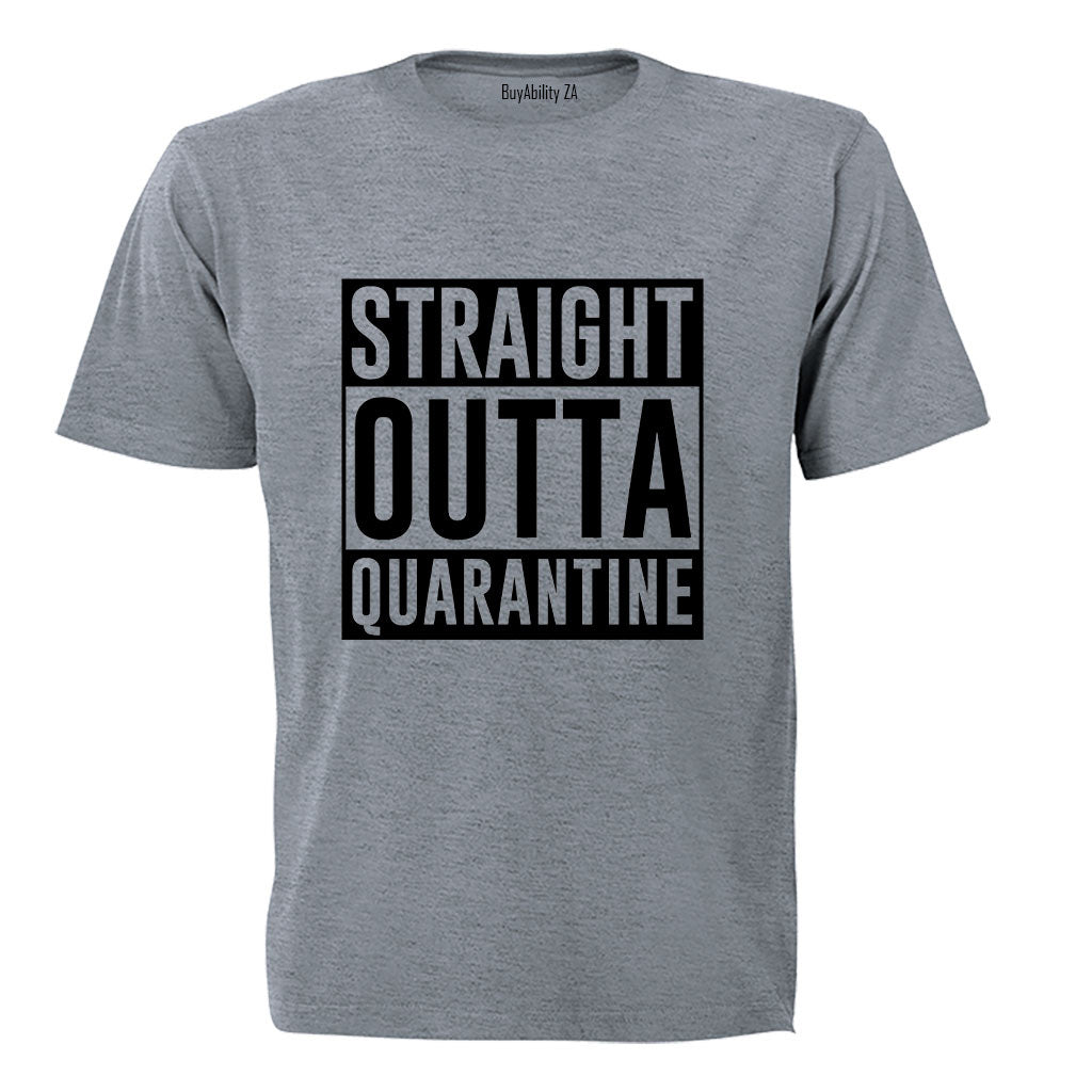Straight Outta Quarantine - Kids T-Shirt