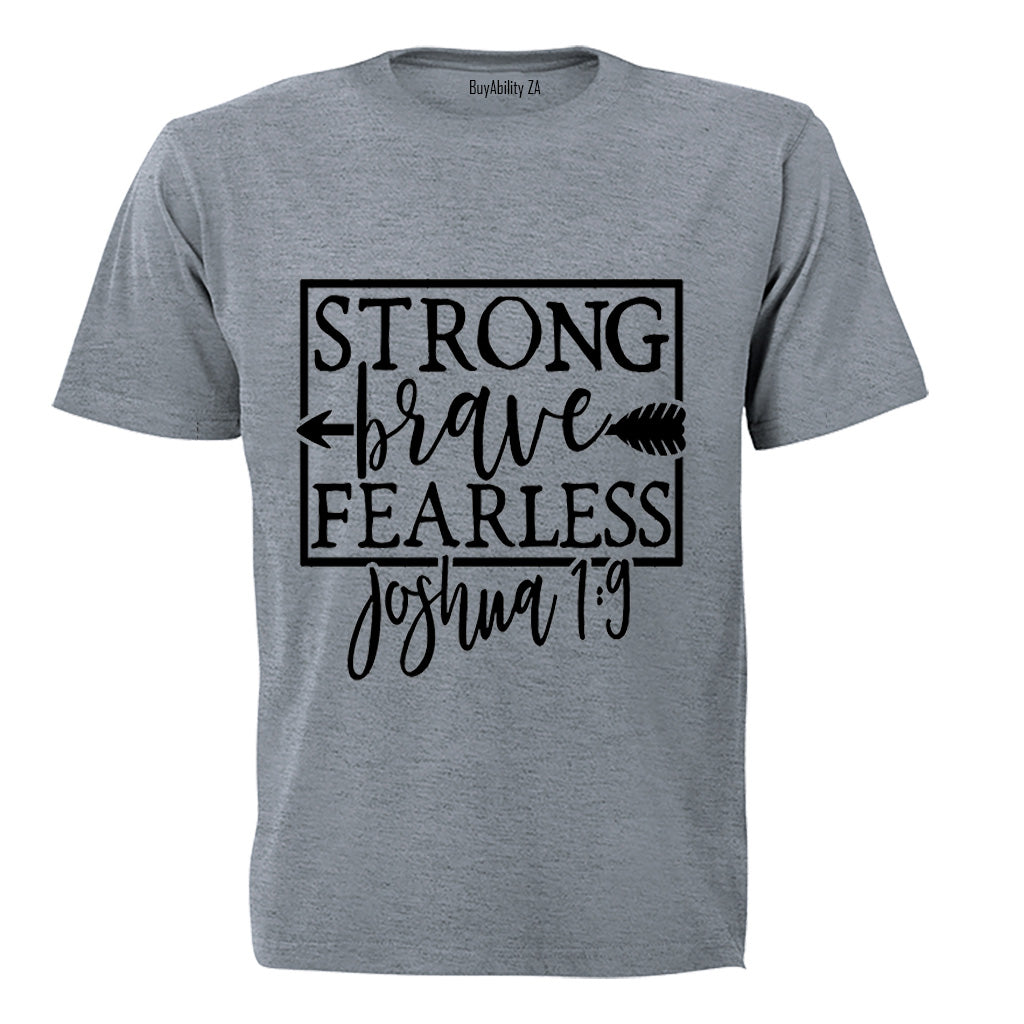 Strong - Brave - Fearless - Kids T-Shirt