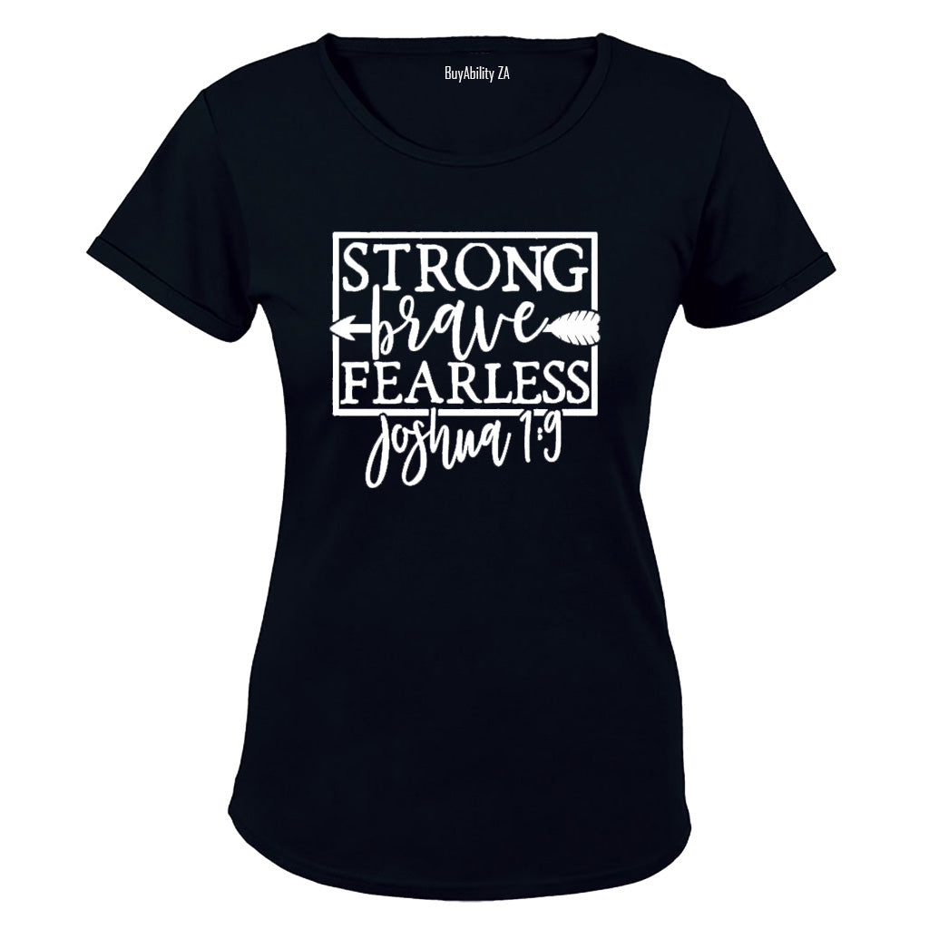 Strong - Brave - Fearless - Ladies - T-Shirt