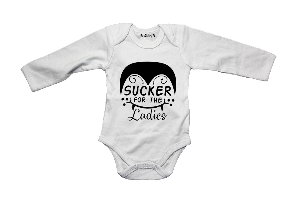 Sucker for the Ladies - Halloween - Baby Grow