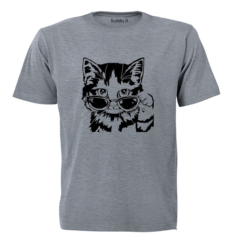 Sunglasses Cat - Adults - T-Shirt