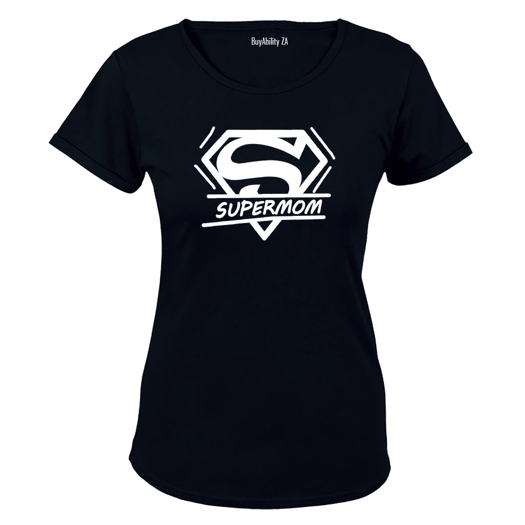Super Mom Stamp - Ladies - T-Shirt - BuyAbility South Africa