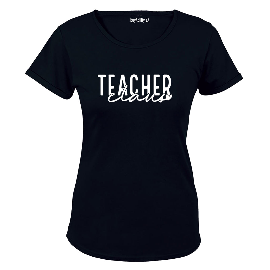Teacher Claus - Christmas - Ladies - T-Shirt