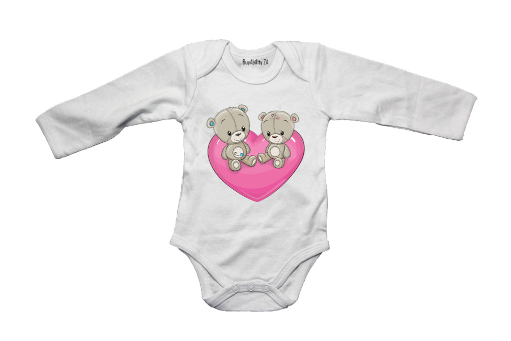 Teddy Bear Heart - Baby Grow