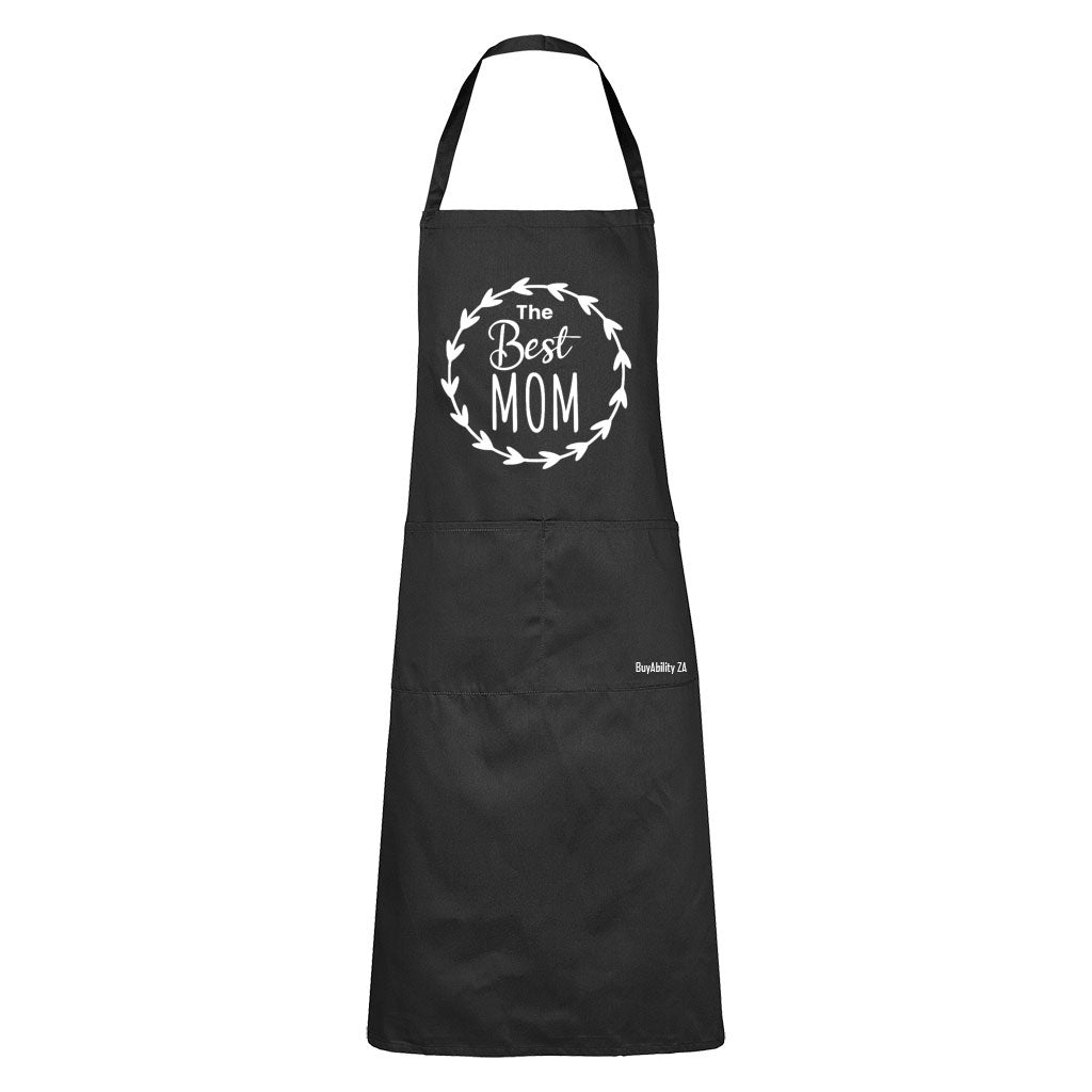 The Best Mom - Wreath - Apron