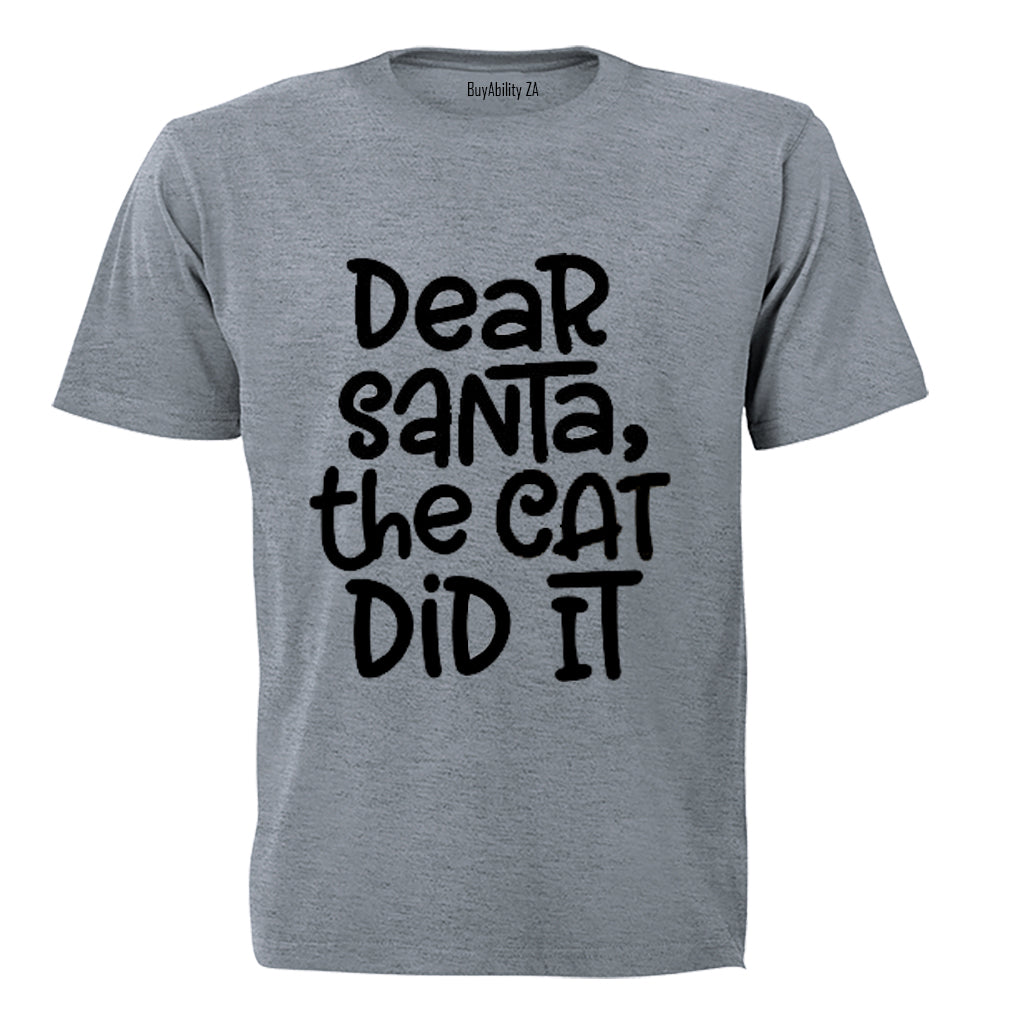 The Cat Did It - Christmas - Kids T-Shirt