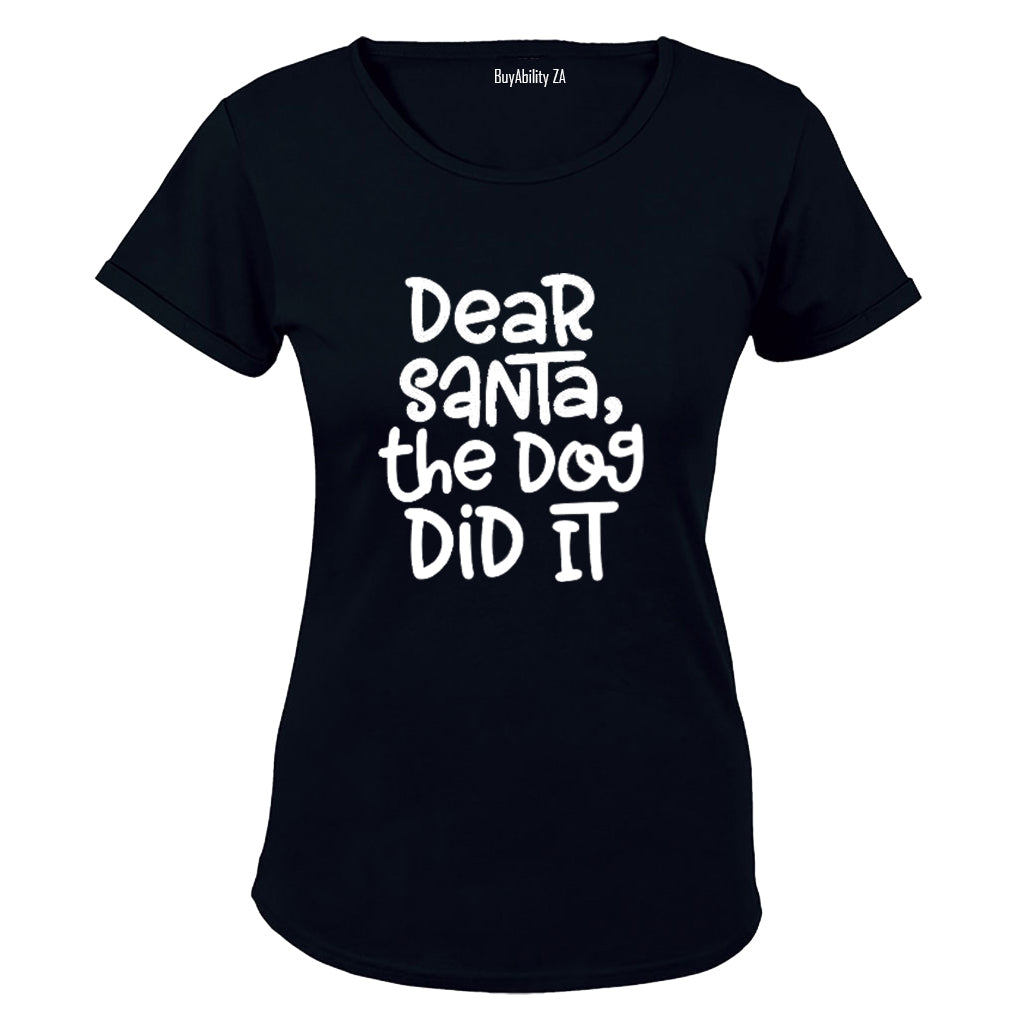 The Dog Did It - Christmas - Ladies - T-Shirt