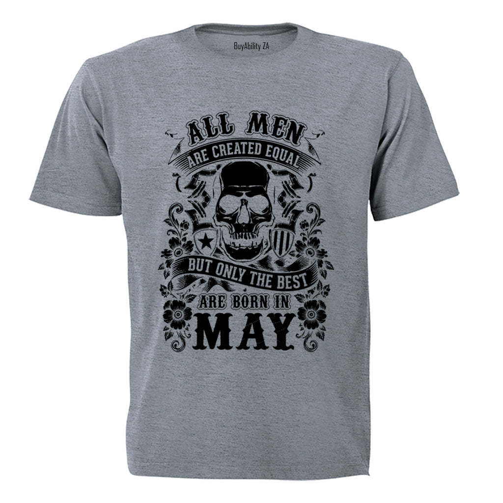 The Best Are Born in May - Adults - T-Shirt - BuyAbility South Africa