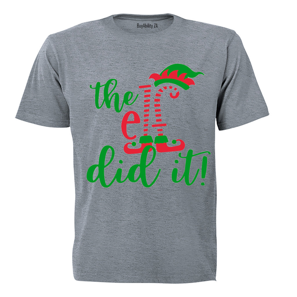 The ELF Did It - Christmas - Kids T-Shirt