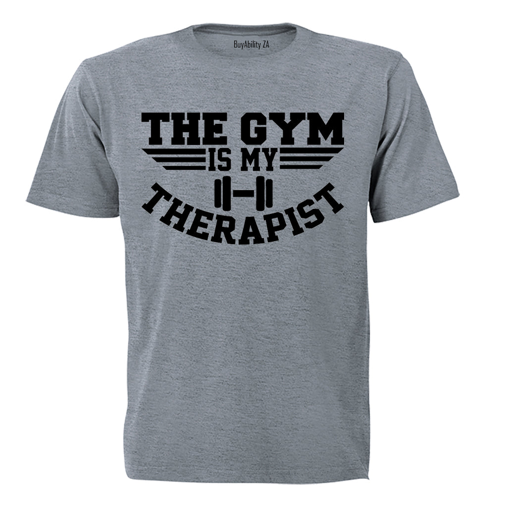 The Gym is my Therapist - Adults - T-Shirt