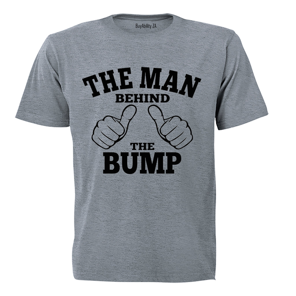 The Man Behind The Bump - Thumbs - Adults - T-Shirt