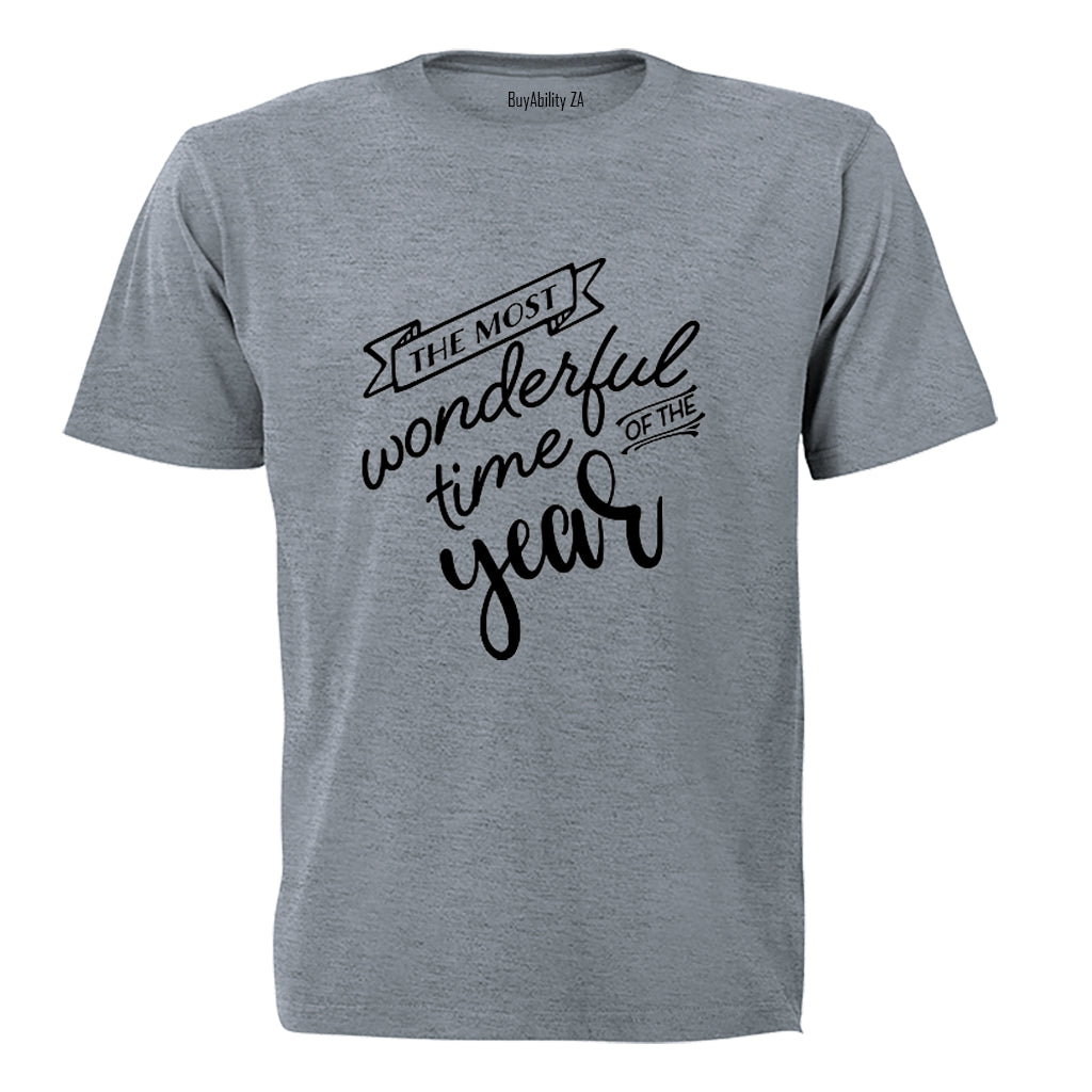 The Most Wonderful Time of the Year - Adults - T-Shirt - BuyAbility