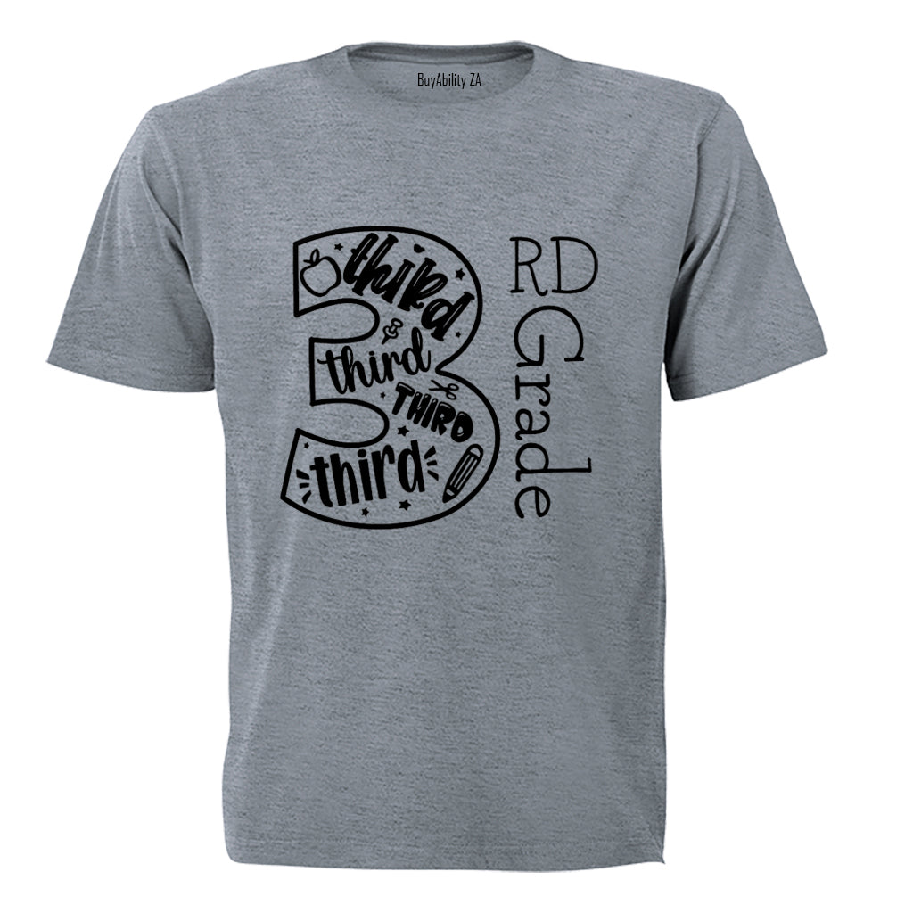 Third Grade - Kids T-Shirt