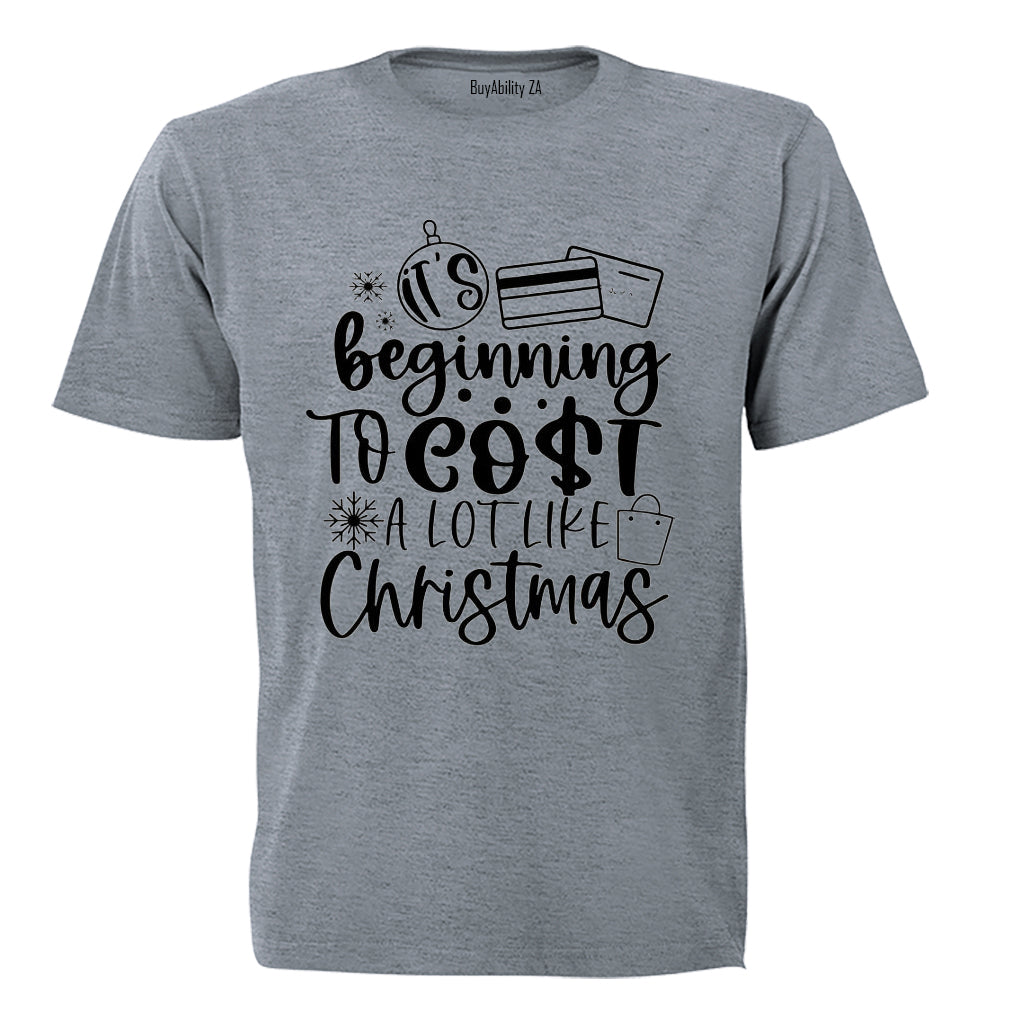 Cost A Lot - Christmas - Adults - T-Shirt