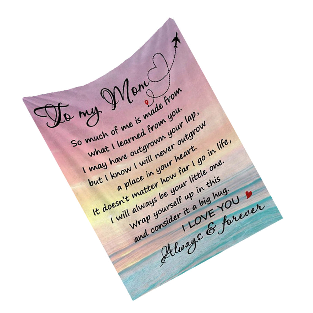 To My Mom - Large Novelty Blanket