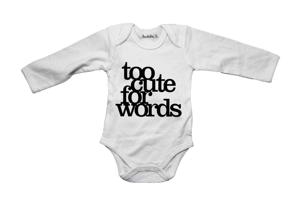 Too Cute for Words! - Baby Grow