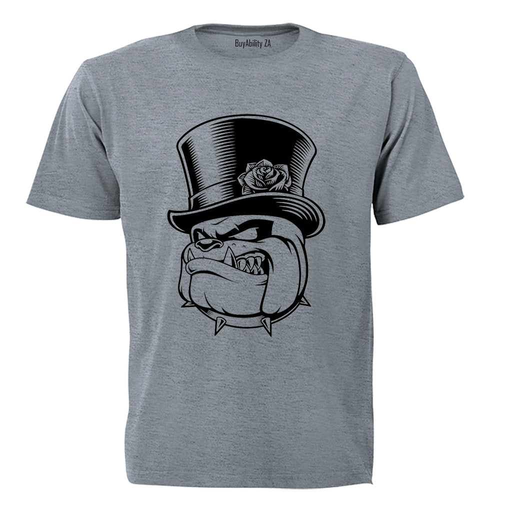 Top Hat Bulldog - Adults - T-Shirt