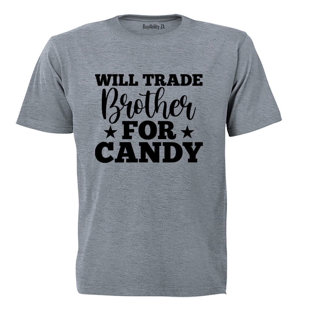 Trade Brother for Candy - Halloween - Adults - T-Shirt