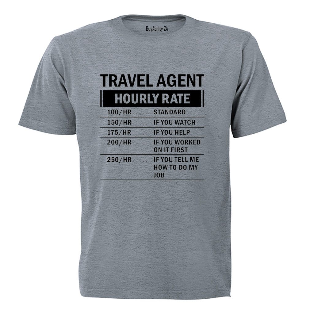 Travel Agent Rates - Adults - T-Shirt - BuyAbility South Africa