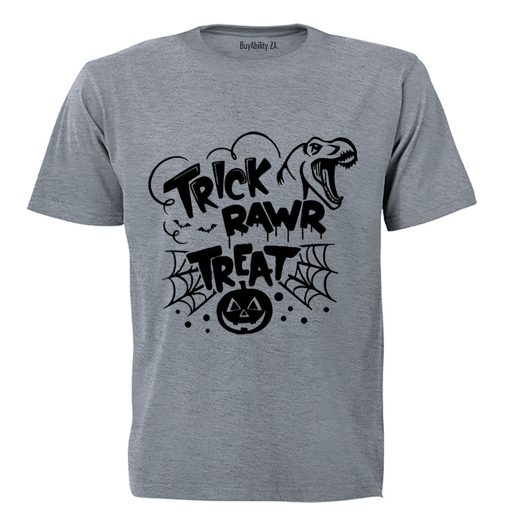 Trick RAWR Treat - Dino - Halloween - Kids T-Shirt