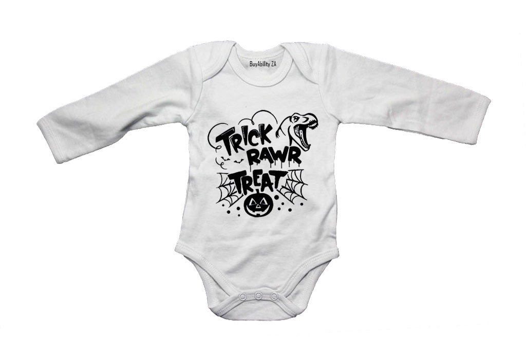 Trick RAWR Treat - Dino - Halloween - Baby Grow