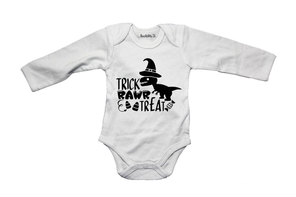 Trick Rawr Treat - Halloween - Baby Grow