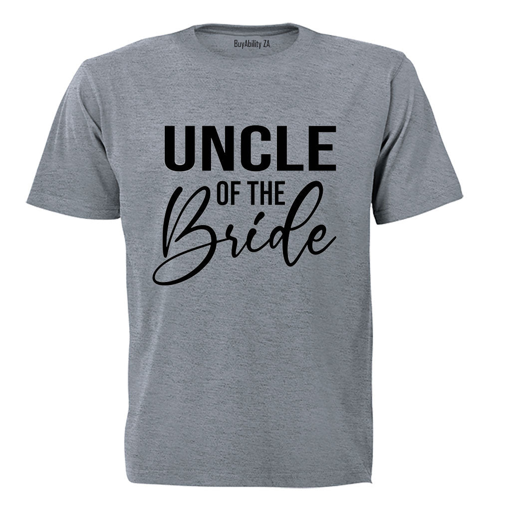 Uncle of The Bride - Adults - T-Shirt