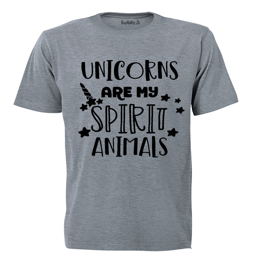 Unicorns Are My Spirit Animal - Kids T-Shirt