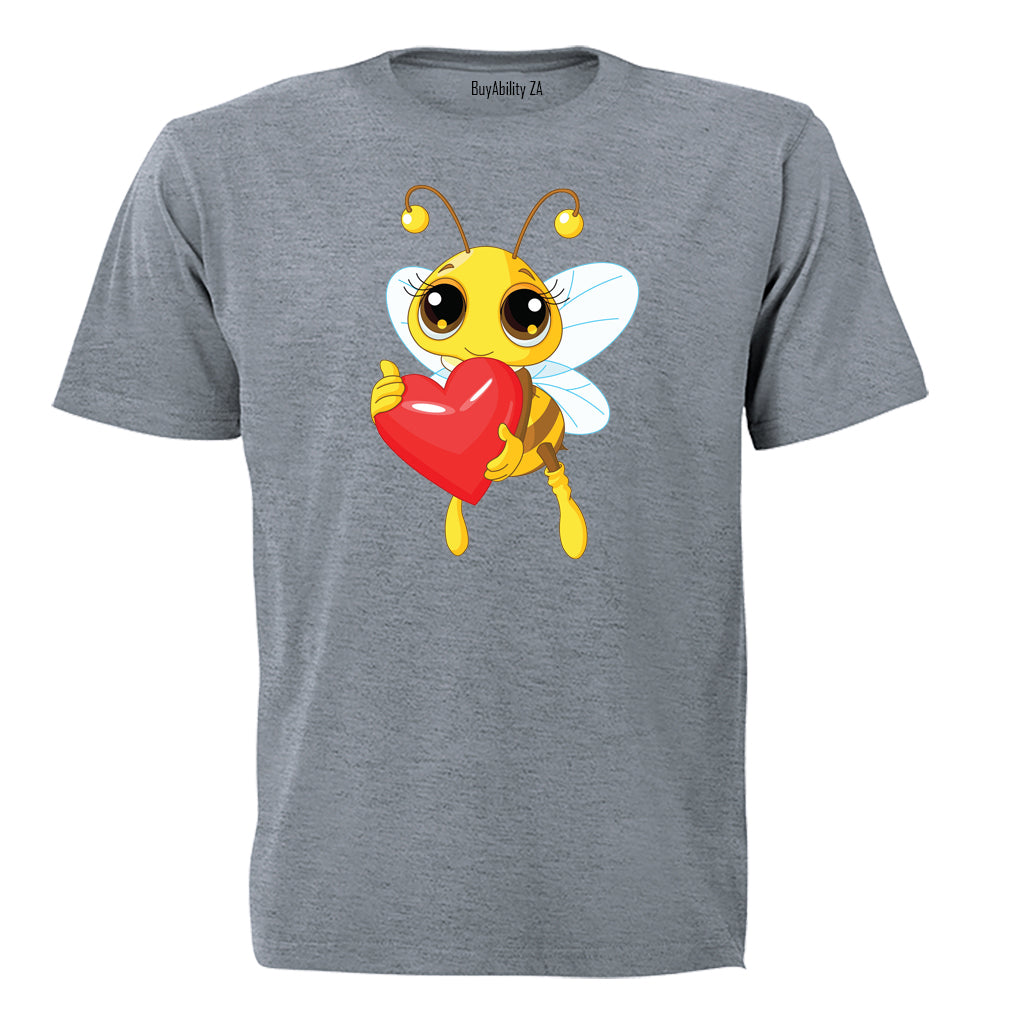 Valentine Bee - Kids T-Shirt